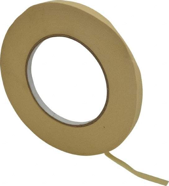 Intertape - 1/4" Wide x 60 Yd Long Tan Paper Masking Tape - Series PG21, 7.3 mil Thick, 26 In/Lb Tensile Strength - A1 Tooling