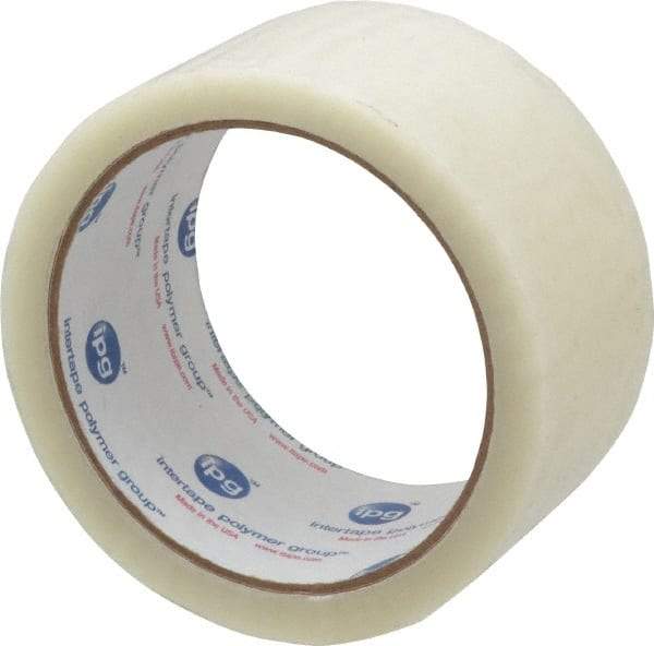 Intertape - 2" x 55 Yd Clear Rubber Adhesive Sealing Tape - Polypropylene Film Backing, 1.85 mil Thick, 27 Lb Tensile Strength, Series 7100 - A1 Tooling