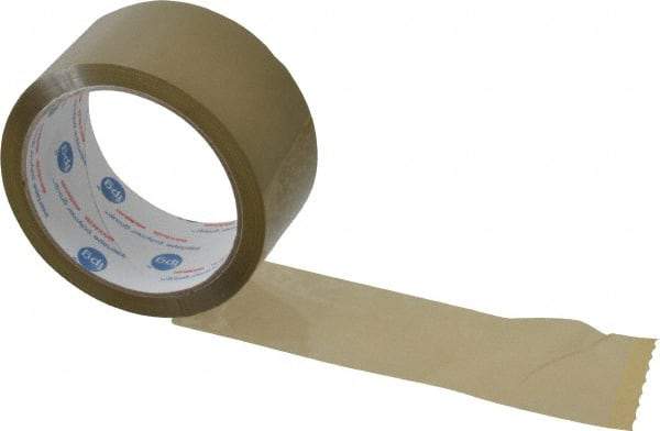 Intertape - 2" x 55 Yd Natural (Color) Rubber Adhesive Sealing Tape - Polypropylene Film Backing, 1.85 mil Thick, 27 Lb Tensile Strength, Series 7100 - A1 Tooling