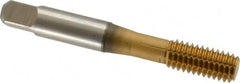 Accupro - 3/8-16 UNC H5 Thread Limit Bottoming Thread Forming Tap - Powdered Metal High Speed Steel, TiN Finish, 2-15/16" OAL - A1 Tooling