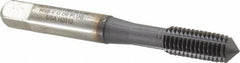 Accupro - M8x1.25 Metric Coarse D9 Thread Limit Plug Thread Forming Tap - Powdered Metal High Speed Steel, TiCN Finish, 2-23/32" OAL - Exact Industrial Supply