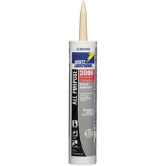 White Lightning - 10 oz Cartridge Almond Acrylic & Latex Caulk - -30 to 180°F Operating Temp, 12 min Tack Free Dry Time, Series 3006 - A1 Tooling