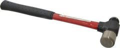 Proto - 1-1/2 Lb Head Ball Pein Hammer - Fiberglass Handle, 1-1/4" Face Diam, 14-3/16" OAL, Fiberglass with Cushion Grip - A1 Tooling