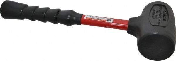 Proto - 48 oz Head 2-7/16" Face Diam Urethane Dead Blow Hammer - 14" OAL, Fiberglass Handle - A1 Tooling