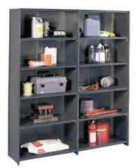 Value Collection - 6 Shelf, 1,100 Lb. Capacity, Closed Shelving Add-On Unit - 36 Inch Wide x 24 Inch Deep x 85 Inch High, Gray - A1 Tooling