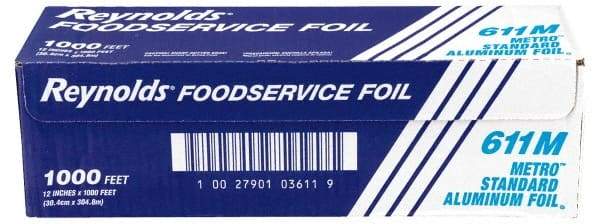 Reynolds - 12" Wide x 1,000' Long Aluminum Foil Roll - Use with Food Protection - A1 Tooling