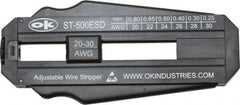 Jonard Tools - 30 to 20 AWG Capacity Precision Wire Stripper - ESD Safe Polycarbonate Handle - A1 Tooling