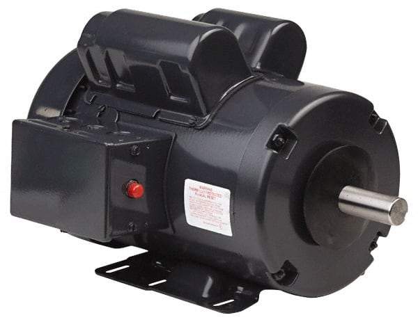 US Motors - 3/4 hp, TEFC Enclosure, No Thermal Protection, 1,140 RPM, 115/208-230 Volt, 60 Hz, Single Phase Capacitor Start-Cap Run Motor - Size 56H Frame, Rigid Base Mount, 1 Speed, Ball Bearings, 10.05 Full Load Amps, B Class Insulation, Reversible - A1 Tooling