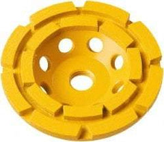 DeWALT - 7" Diam x 1-1/2" Thick, Surface Grinding Wheel - Diamond, Medium Grade, 8,700 Max RPM - A1 Tooling