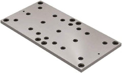 Jergens - 500mm Long x 1,000mm Wide Steel Fixture Plate - 30mm Plate Thickness - A1 Tooling