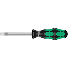 Wera - 3mm Standard Hex Driver - 75mm Blade Length, Ergonomic Cushion Grip Handle, 176mm OAL - A1 Tooling