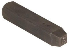 Made in USA - 3/16" Character Size, 9 Character, Heavy Duty Individual Steel Stamp - Steel, Number - A1 Tooling