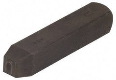 Made in USA - 3/16" Character Size, U Character, Heavy Duty Individual Steel Stamp - Steel, Letter - A1 Tooling