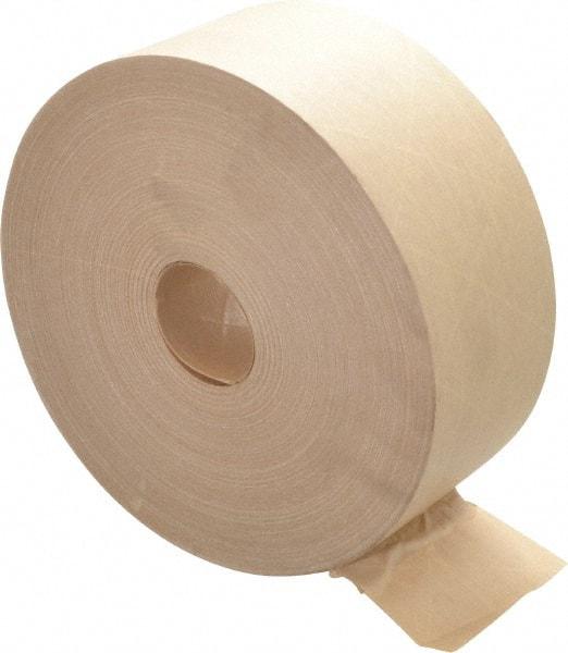 Intertape - 2-3/4" x 500' Natural (Color) Water Activated Adhesive Sealing Tape - Paper Backing, 6.1 mil Thick, Series KR500 - A1 Tooling