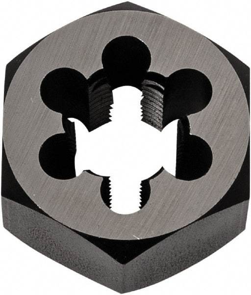 Union Butterfield - 11/16-16 UNS Thread, 1-7/16" Hex, Right Hand Thread, Hex Rethreading Die - Chromium Steel, 3/4" Thick, Series 2025 - Exact Industrial Supply