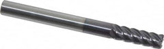 Niagara Cutter - 3/16", 5 Flute, Single End, Solid Carbide, 0.02" Corner Radius End Mill - 2" OAL, 45° Helix, Right Hand Flute, 9/16" LOC, Right Hand Cut - A1 Tooling