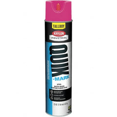 Krylon - 25 fl oz Pink Marking Paint - 35 to 71 Sq Ft Coverage, Water-Based Formula - A1 Tooling