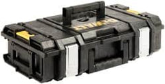 DeWALT - 10 Compartment Tool Case - 21-5/8" Wide x 13-1/4" Deep x 6-1/4" High, Structural Foam Plastic/Steel, Silver/Black/Yellow - A1 Tooling