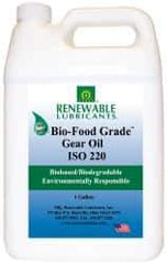 Renewable Lubricants - 1 Gal Bottle, Mineral Gear Oil - 10°F to 250°F, 166 St Viscosity at 40°C, 24.1 St Viscosity at 100°C, ISO 220 - A1 Tooling