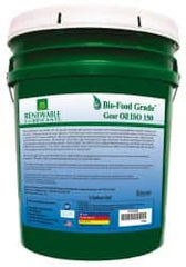 Renewable Lubricants - 5 Gal Pail, Mineral Gear Oil - 6°F to 250°F, 131 St Viscosity at 40°C, 20 St Viscosity at 100°C, ISO 150 - A1 Tooling