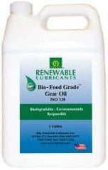 Renewable Lubricants - 1 Gal Bottle, Mineral Gear Oil - 24°F to 518°F, 252 St Viscosity at 40°C, 34 St Viscosity at 100°C, ISO 320 - A1 Tooling