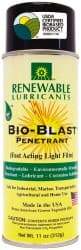 Renewable Lubricants - 11 oz Aerosol Thin Oily Film Penetrant/Lubricant - Light Golden, -22°F to 208°F - A1 Tooling