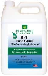 Renewable Lubricants - 1 Gal Bottle Thin Oily Film Penetrant/Lubricant - 0°F to 280°F, Food Grade - A1 Tooling