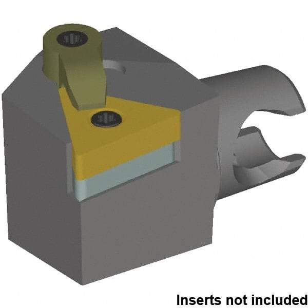 Kennametal - Left Hand Cut, Size KM25, TN..160408/TN..332 Insert Compatiblity, Modular Turning & Profiling Cutting Unit Head - 16mm Ctr to Cutting Edge, 30mm Head Length - A1 Tooling