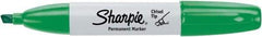 Sharpie - Green Permanent Marker - Chisel Tip, AP Nontoxic Ink - A1 Tooling