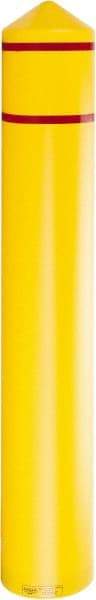 Eagle - 9-3/8" Wide x 9-3/8" Deep x 57" High, 8" Bumper Post Sleeve - Yellow, HDPE, 8 Lb, Smooth Surface - A1 Tooling