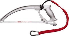 Stanley - 12" Tethered Hacksaw - 4" Throat Depth, Aluminum Handle, Ergonomically Designed D-Style Handle - A1 Tooling