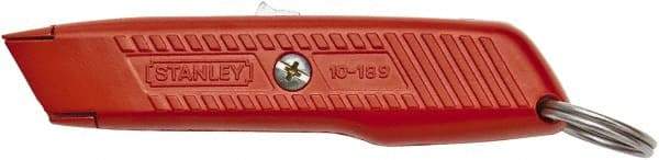 Stanley - Retractable Utility Knife - Orange Metal Handle, 1 Blade Included - A1 Tooling