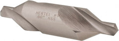 Hertel - #9 Plain Cut 60° Incl Angle High Speed Steel Combo Drill & Countersink - A1 Tooling