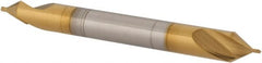 Hertel - #3/0 Plain Cut 60° Incl Angle High Speed Steel Combo Drill & Countersink - A1 Tooling