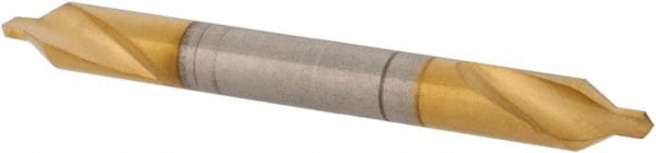 Hertel - #1 Plain Cut 60° Incl Angle High Speed Steel Combo Drill & Countersink - A1 Tooling