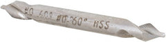 Hertel - #0 Plain Cut 60° Incl Angle High Speed Steel Combo Drill & Countersink - A1 Tooling