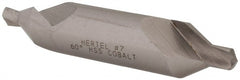 Hertel - #7 Plain Cut 60° Incl Angle Cobalt Combo Drill & Countersink - A1 Tooling