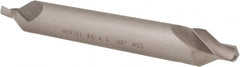 Hertel - #6 Plain Cut 60° Incl Angle High Speed Steel Combo Drill & Countersink - A1 Tooling