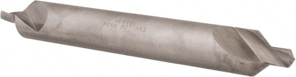 Hertel - #8 Plain Cut 82° Incl Angle High Speed Steel Combo Drill & Countersink - A1 Tooling