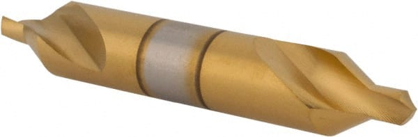 Hertel - #5 Plain Cut 90° Incl Angle High Speed Steel Combo Drill & Countersink - A1 Tooling