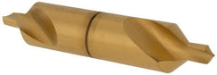 Hertel - #7 Plain Cut 82° Incl Angle High Speed Steel Combo Drill & Countersink - A1 Tooling