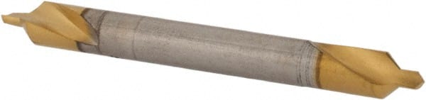 Hertel - #1 Plain Cut 82° Incl Angle High Speed Steel Combo Drill & Countersink - A1 Tooling