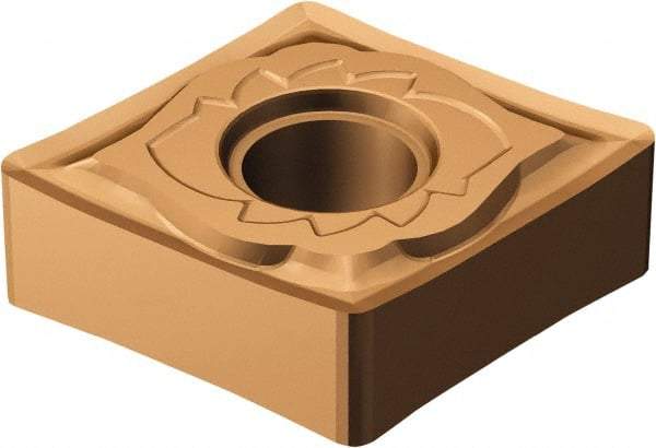 Sandvik Coromant - CNGG432 SGF Grade 1115 Carbide Turning Insert - TiAlN/AlCr2O3 Finish, 80° Diamond, 1/2" Inscr Circle, 3/16" Thick, 1/32" Corner Radius - A1 Tooling