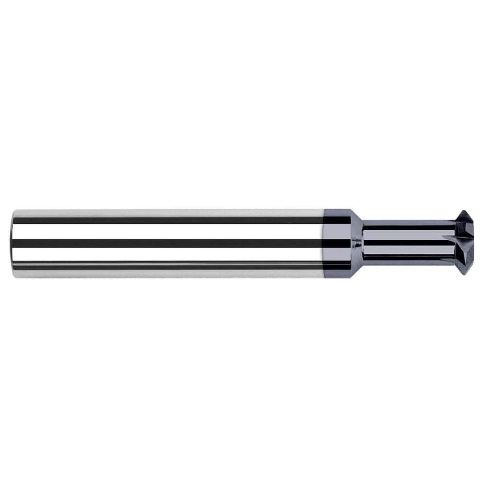 Harvey Tool - 3/8° 3/8" Cut Diam, 0.133" Cut Width, 3/8" Shank, Solid Carbide Double-Angle Cutter - Exact Industrial Supply