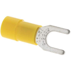 Value Collection - #10 Stud, 12 to 10 AWG Compatible, Partially Insulated, Standard Fork Terminal - A1 Tooling