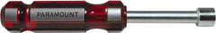 Paramount - 1/2" Solid Shaft Nutdriver - Color Coded Handle, 7-1/8" OAL - A1 Tooling