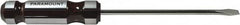 Paramount - Cabinet Slotted Screwdriver - Round Shank, Acetate Handle - A1 Tooling