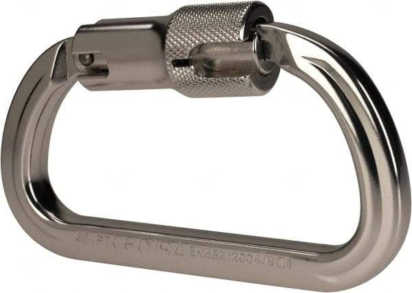 PRO-SAFE - 5,000 Lb. Capacity Locking Carabiner - 3/4 Inch, Autolocking Gate, Aluminum - A1 Tooling