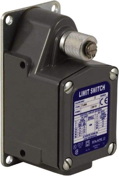 Square D - SPDT, 600 VAC, Screw Terminal, Rotary Spring Return Actuator, General Purpose Limit Switch - 1, 2, 4, 12, 13 NEMA Rating, IP67 IPR Rating - A1 Tooling