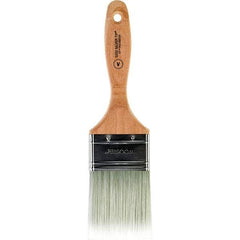 Wooster Brush - 2-1/2" Flat Synthetic Varnish Brush - 2-15/16" Bristle Length, 5.81" Wood Beavertail Handle - A1 Tooling